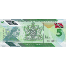 (592) ** PN61 Trinidad & Tobago 5 Dollars Year 2020